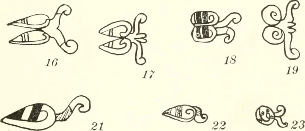 An illustration from Papers of the Peabody Museum of American Archaeology and Ethnology, Harvard University, 1904, leaf 394