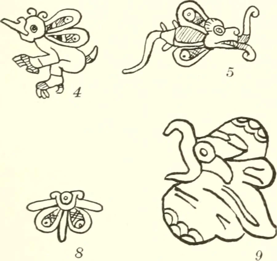 An illustration from Papers of the Peabody Museum of American Archaeology and Ethnology, Harvard University, 1904, leaf 398