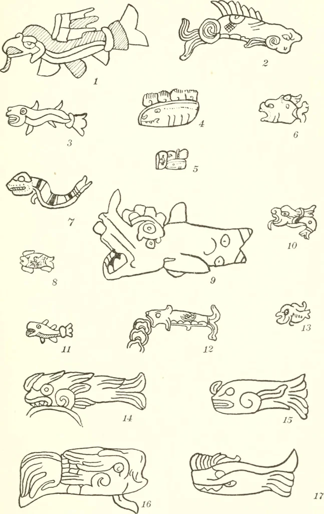 An illustration from Papers of the Peabody Museum of American Archaeology and Ethnology, Harvard University, 1904, leaf 404