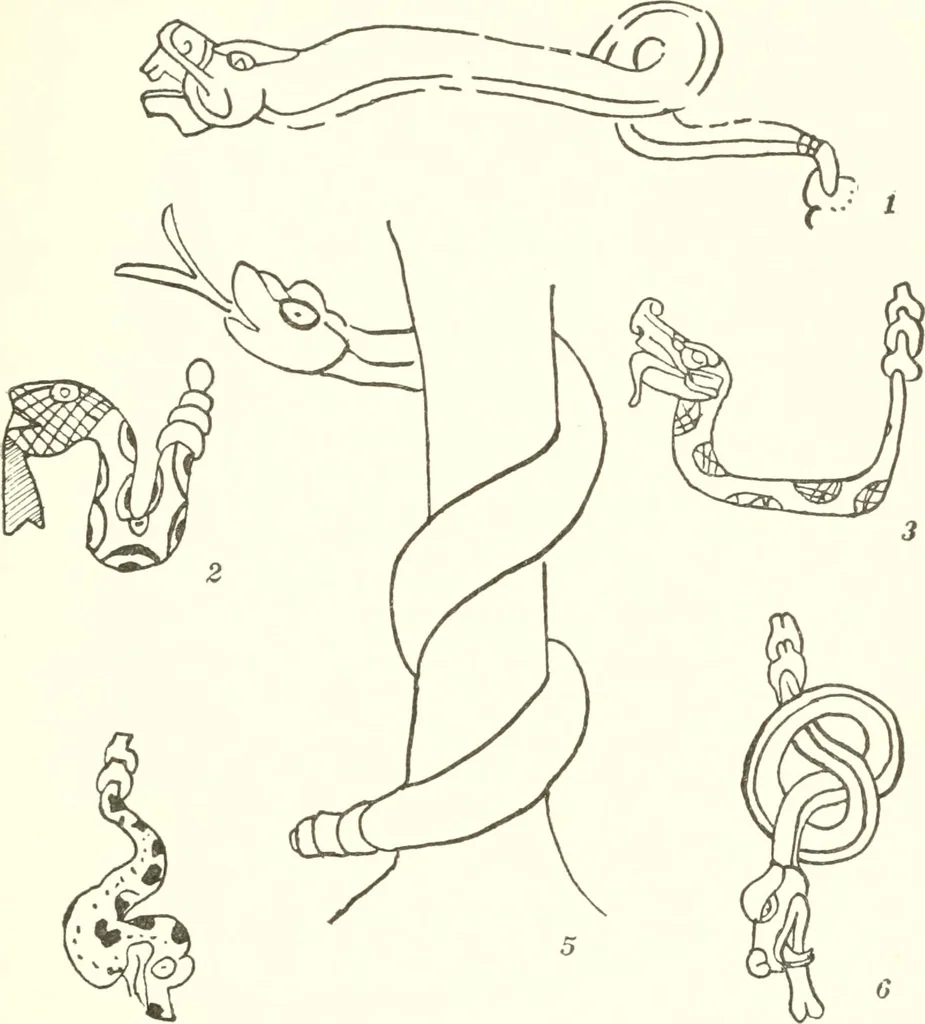 An illustration from Papers of the Peabody Museum of American Archaeology and Ethnology, Harvard University, 1904, leaf 410