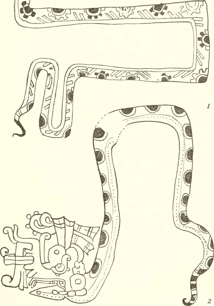 An illustration from Papers of the Peabody Museum of American Archaeology and Ethnology, Harvard University, 1904, leaf 414
