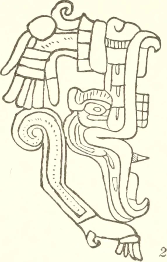 An illustration from Papers of the Peabody Museum of American Archaeology and Ethnology, Harvard University, 1904, leaf 418