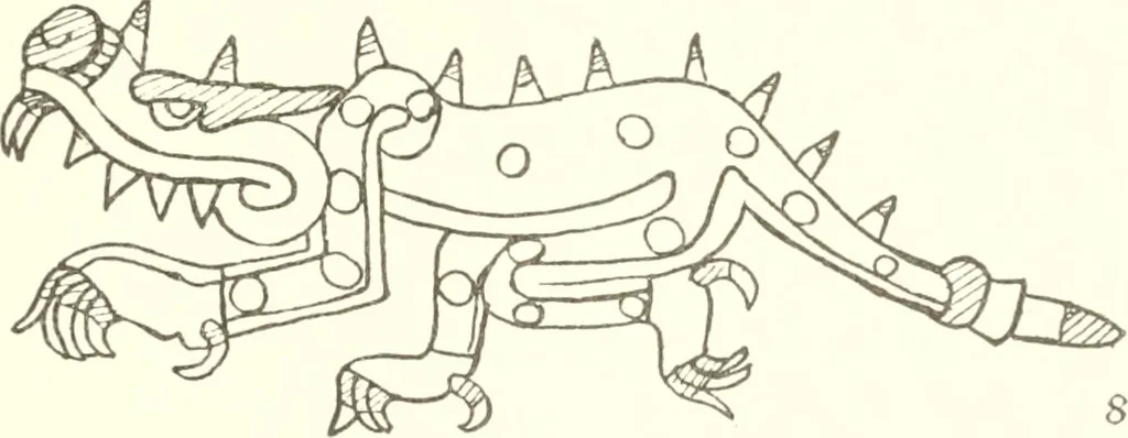 An illustration from Papers of the Peabody Museum of American Archaeology and Ethnology, Harvard University, 1904, leaf 418