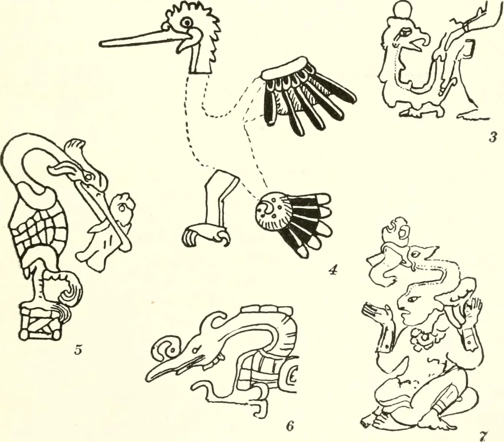 An illustration from Papers of the Peabody Museum of American Archaeology and Ethnology, Harvard University, 1904, leaf 422
