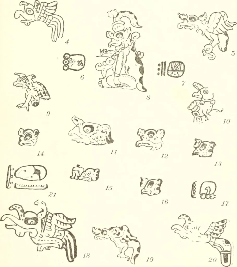 An illustration from Papers of the Peabody Museum of American Archaeology and Ethnology, Harvard University, 1904, leaf 438