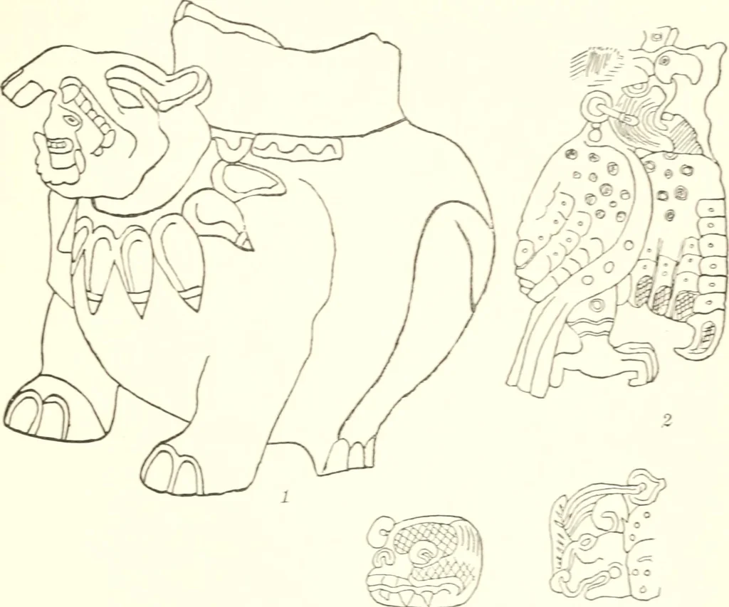 An illustration from Papers of the Peabody Museum of American Archaeology and Ethnology, Harvard University, 1904, leaf 448