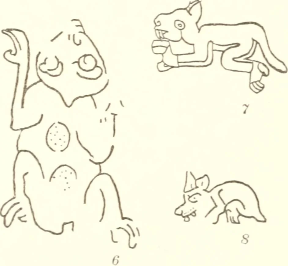 An illustration from Papers of the Peabody Museum of American Archaeology and Ethnology, Harvard University, 1904, leaf 450