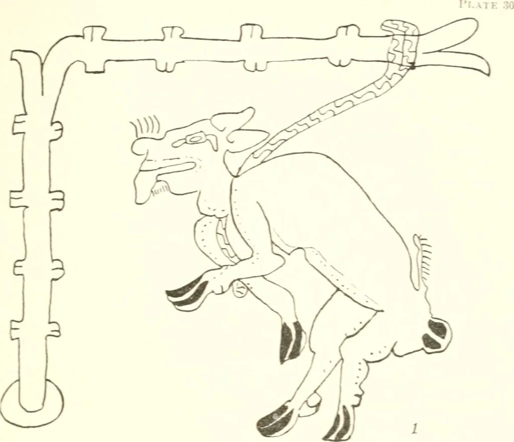 An illustration from Papers of the Peabody Museum of American Archaeology and Ethnology, Harvard University, 1904, leaf 452