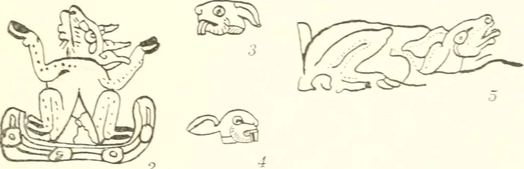 An illustration from Papers of the Peabody Museum of American Archaeology and Ethnology, Harvard University, 1904, leaf 452