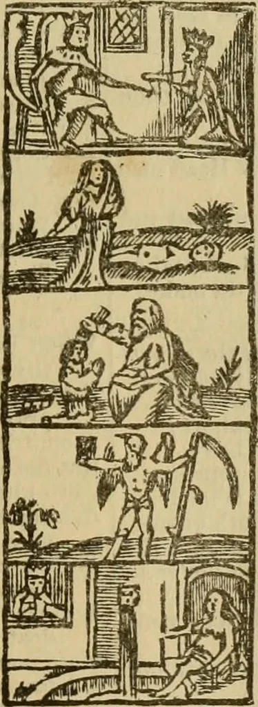 An illustration from Papers on Froebel's kindergarten, with suggestions on principles and methods of child culture in different countries, 1881, leaf 404