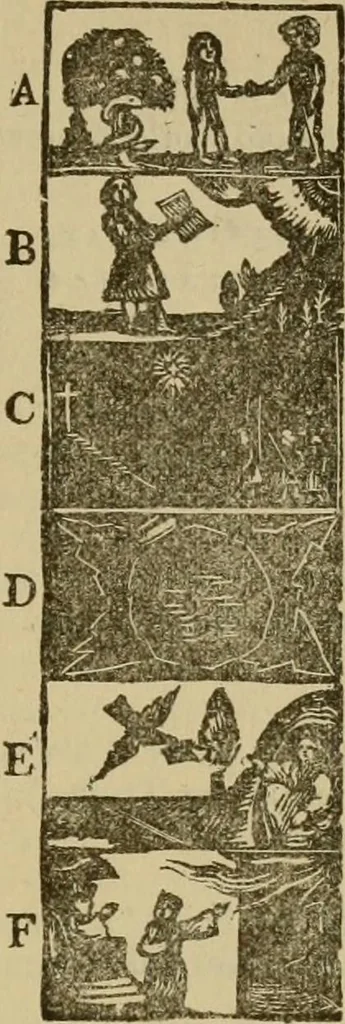 An illustration from Papers on Froebel's kindergarten, with suggestions on principles and methods of child culture in different countries, 1881, leaf 408