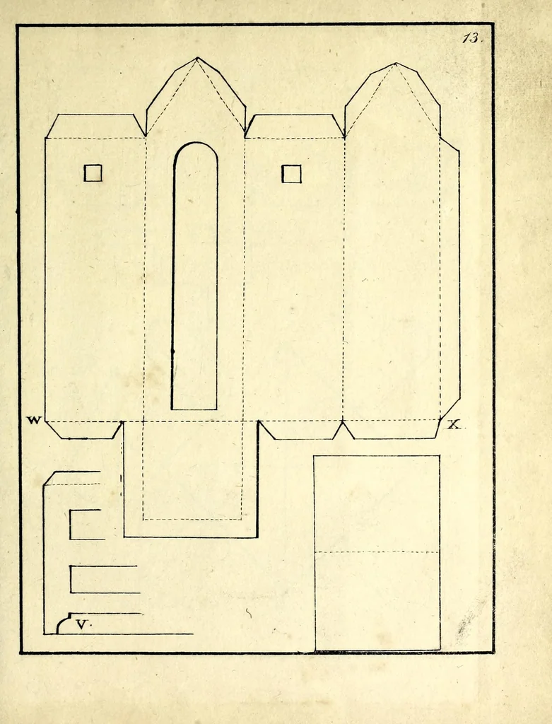 An illustration from Papyro-plastics, or The art of modelling in paper : being an instructive amusement for young persons of both sexes., 1825, leaf 147