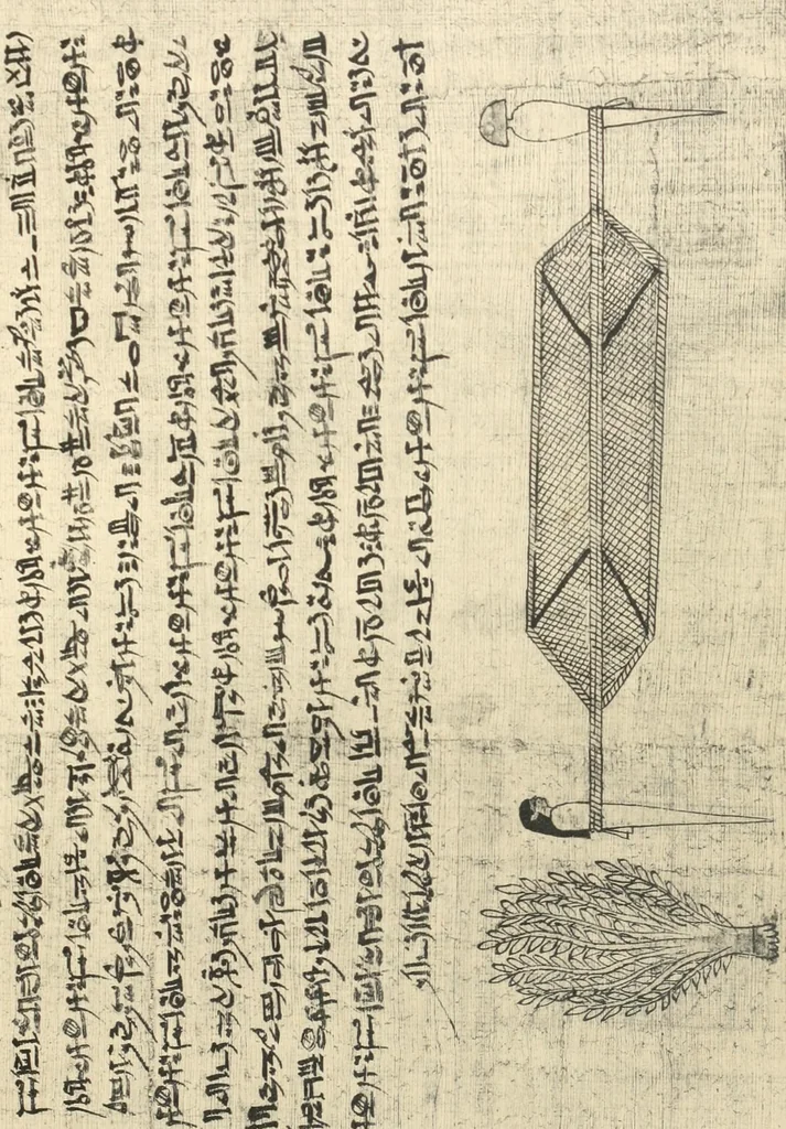 An illustration from Papyrus funéraires de la XXIe dynastie, 1914, leaf 106