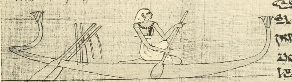 An illustration from Papyrus funéraires de la XXIe dynastie, 1914, leaf 88
