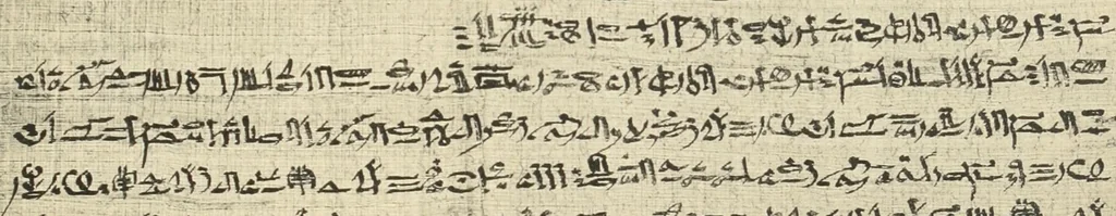 An illustration from Papyrus funéraires de la XXIe dynastie, 1914, leaf 96