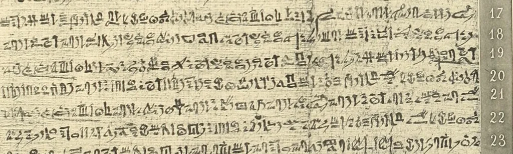 An illustration from Papyrus funéraires de la XXIe dynastie, 1914, leaf 138