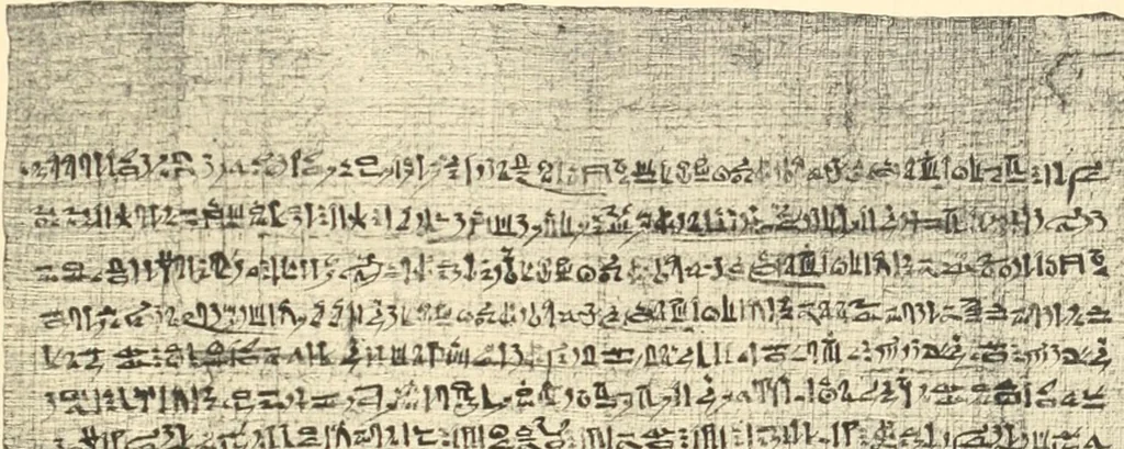 An illustration from Papyrus funéraires de la XXIe dynastie, 1914, leaf 140