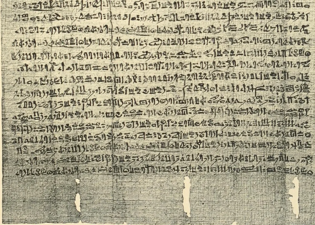 An illustration from Papyrus funéraires de la XXIe dynastie, 1914, leaf 140