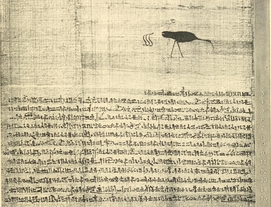 An illustration from Papyrus funéraires de la XXIe dynastie, 1914, leaf 36