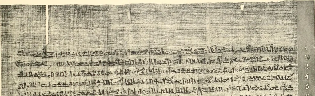 An illustration from Papyrus funéraires de la XXIe dynastie, 1914, leaf 48
