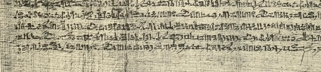 An illustration from Papyrus funéraires de la XXIe dynastie, 1914, leaf 48