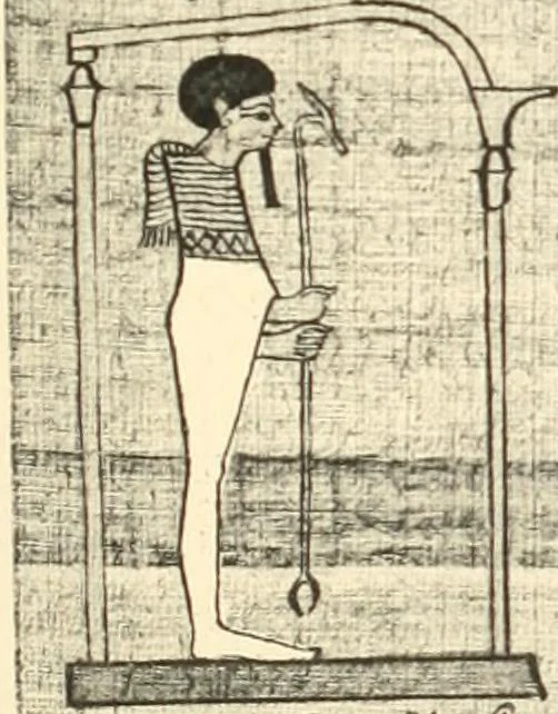 An illustration from Papyrus funéraires de la XXIe dynastie, 1914, leaf 70