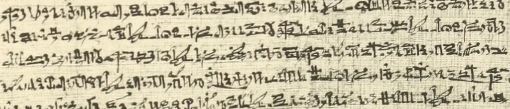 An illustration from Papyrus funéraires de la XXIe dynastie, 1914, leaf 76