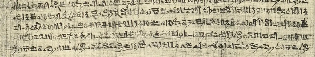 An illustration from Papyrus funéraires de la XXIe dynastie, 1914, leaf 94