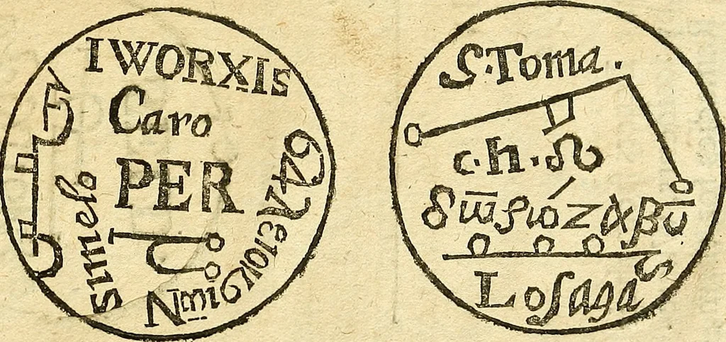 An illustration from Paracelsvs of the supreme mysteries of nature. : Of the spirits of the planets. of occult philosophy. The magical, sympathetical, and antipathetical cure of wounds and diseases. The mysteries of the twelve signs of the zodiack., 1656, leaf 149