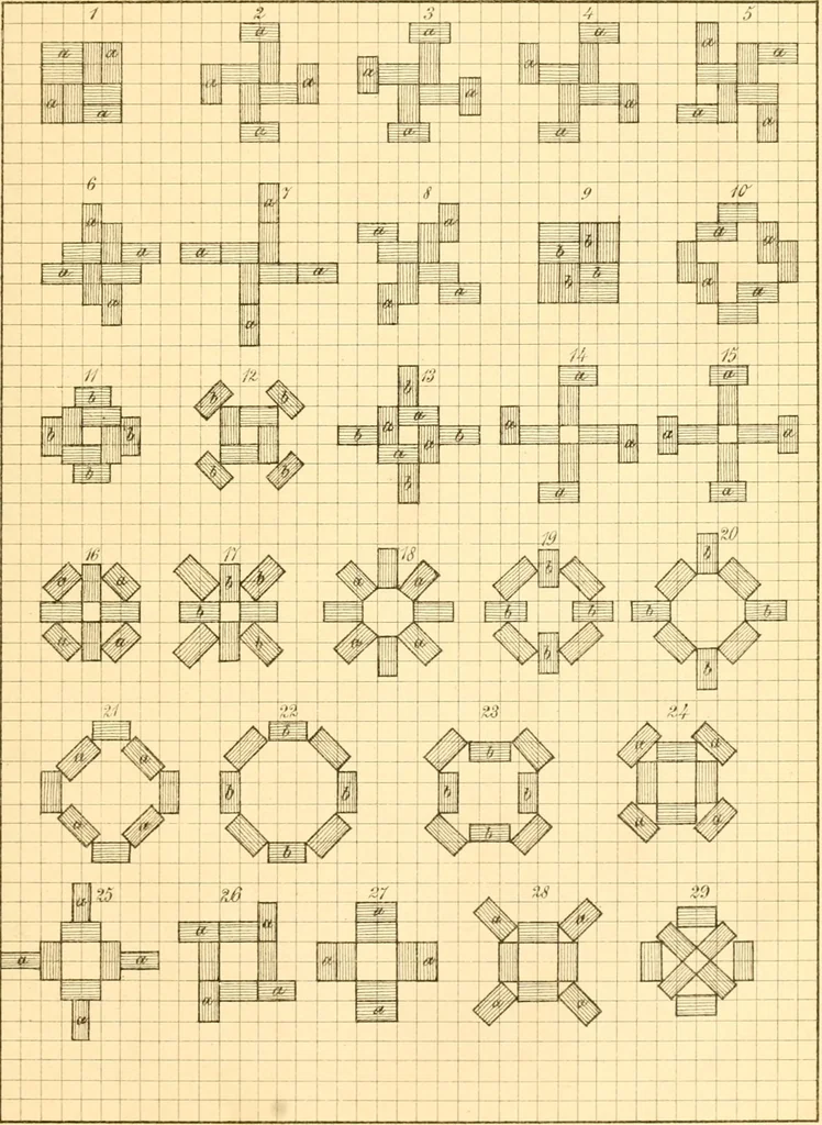 An illustration from The paradise of childhood: a manual for self-instruction in Friedrich Froebel's educational principles, and a practical guide to kinder-gartners, 1869, leaf 100