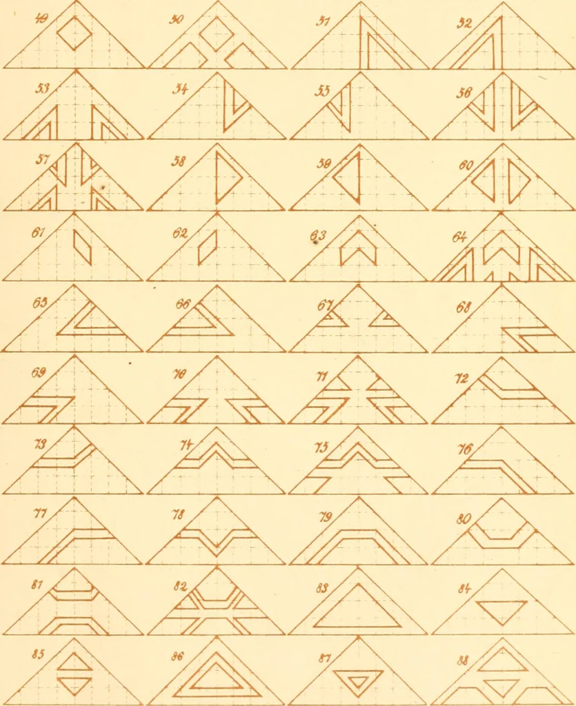 An illustration from The paradise of childhood: a manual for self-instruction in Friedrich Froebel's educational principles, and a practical guide to kinder-gartners, 1869, leaf 188