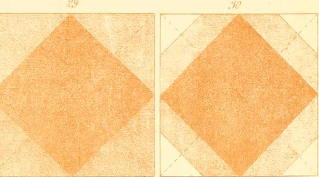 An illustration from The paradise of childhood: a manual for self-instruction in Friedrich Froebel's educational principles, and a practical guide to kinder-gartners, 1869, leaf 226