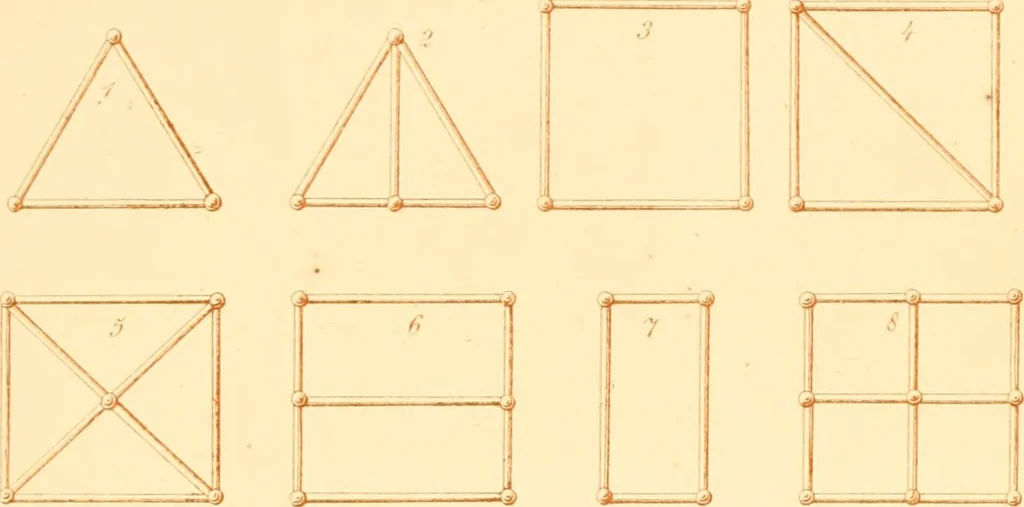 An illustration from The paradise of childhood: a manual for self-instruction in Friedrich Froebel's educational principles, and a practical guide to kinder-gartners, 1869, leaf 228
