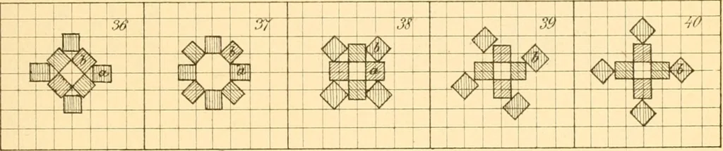 An illustration from The paradise of childhood: a manual for self-instruction in Friedrich Froebel's educational principles, and a practical guide to kinder-gartners, 1869, leaf 94