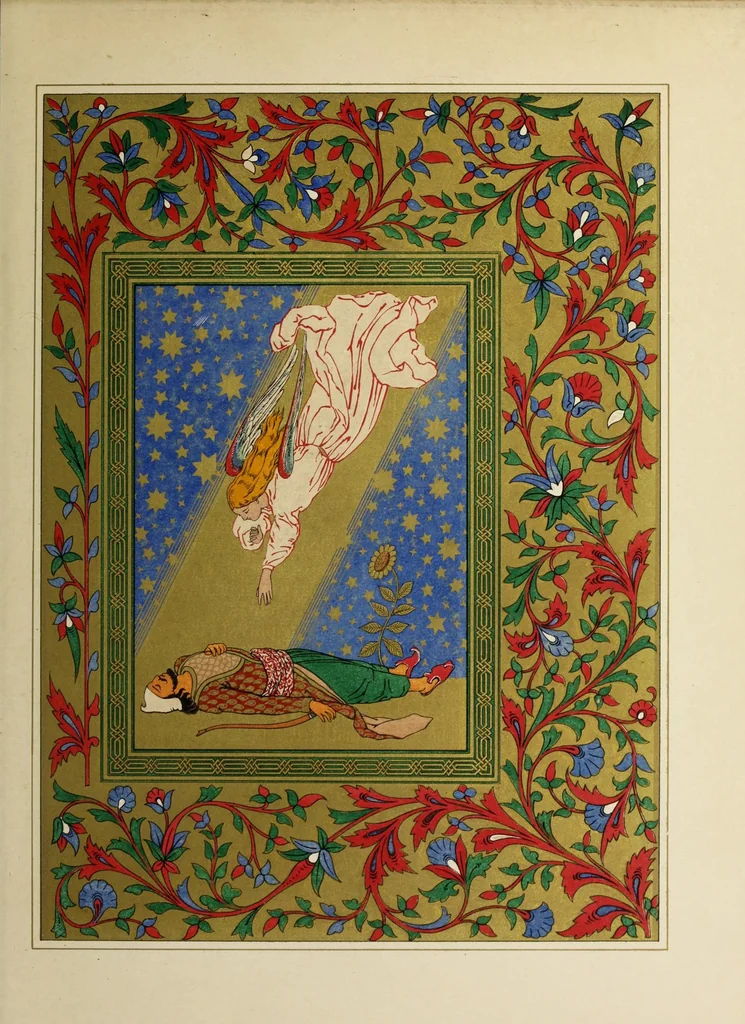 An illustration from Paradise and the Peri, 1860, leaf 25