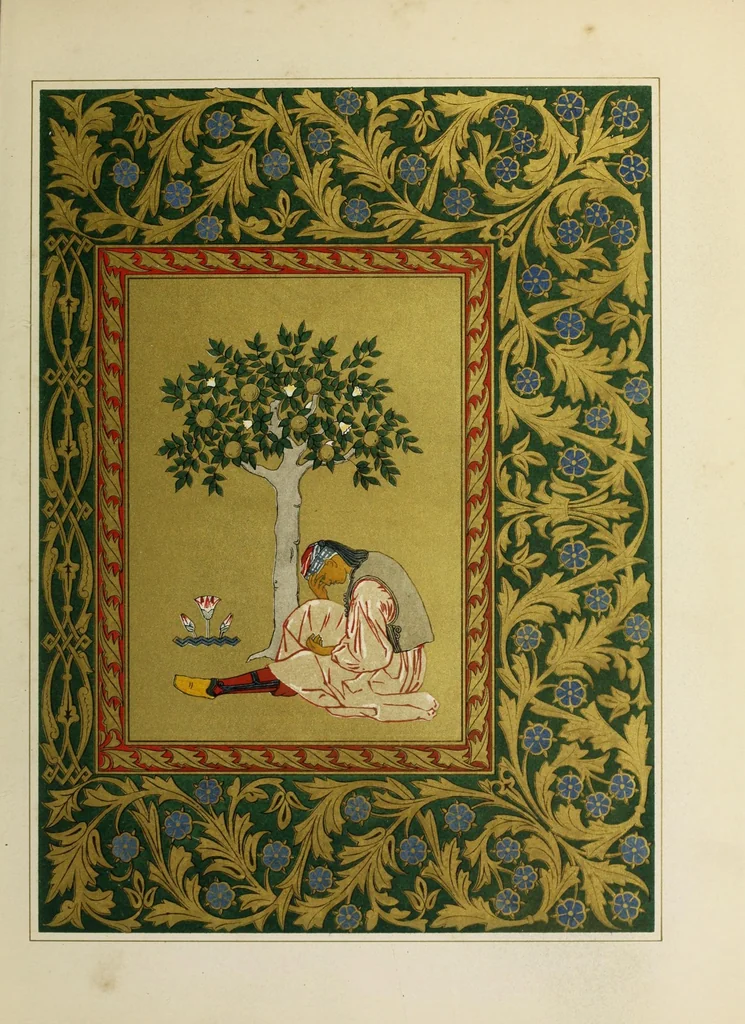 An illustration from Paradise and the Peri, 1860, leaf 39