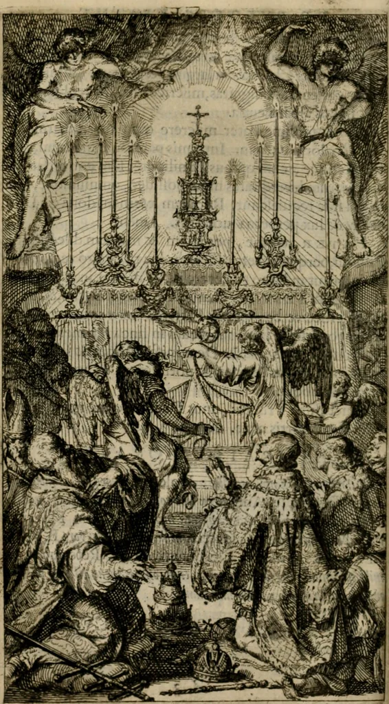 An illustration from Paradisus animae Christianae : lectissimis omnigenae pietatis delitiis amoenus, 1670, leaf 361