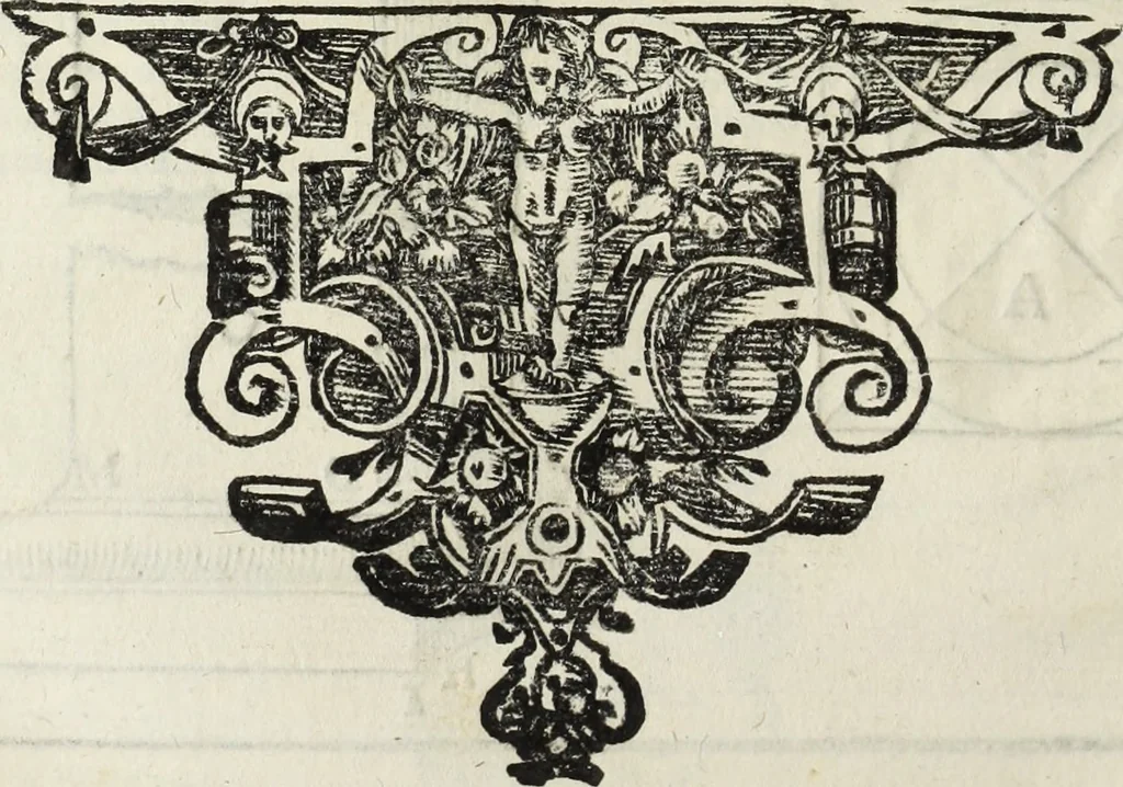 An illustration from Paradossi per pratticare la prospettiua senza saperla, fiori, per facilitare l'intelligenza, frutti, per non operare alla cieca : cognitioni necessarie à pittori, scultori, architetti, ed à qualunque si diletta di disegno, 1683, leaf 107