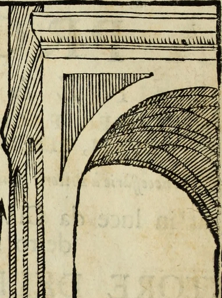 An illustration from Paradossi per pratticare la prospettiua senza saperla, fiori, per facilitare l'intelligenza, frutti, per non operare alla cieca : cognitioni necessarie à pittori, scultori, architetti, ed à qualunque si diletta di disegno, 1683, leaf 5