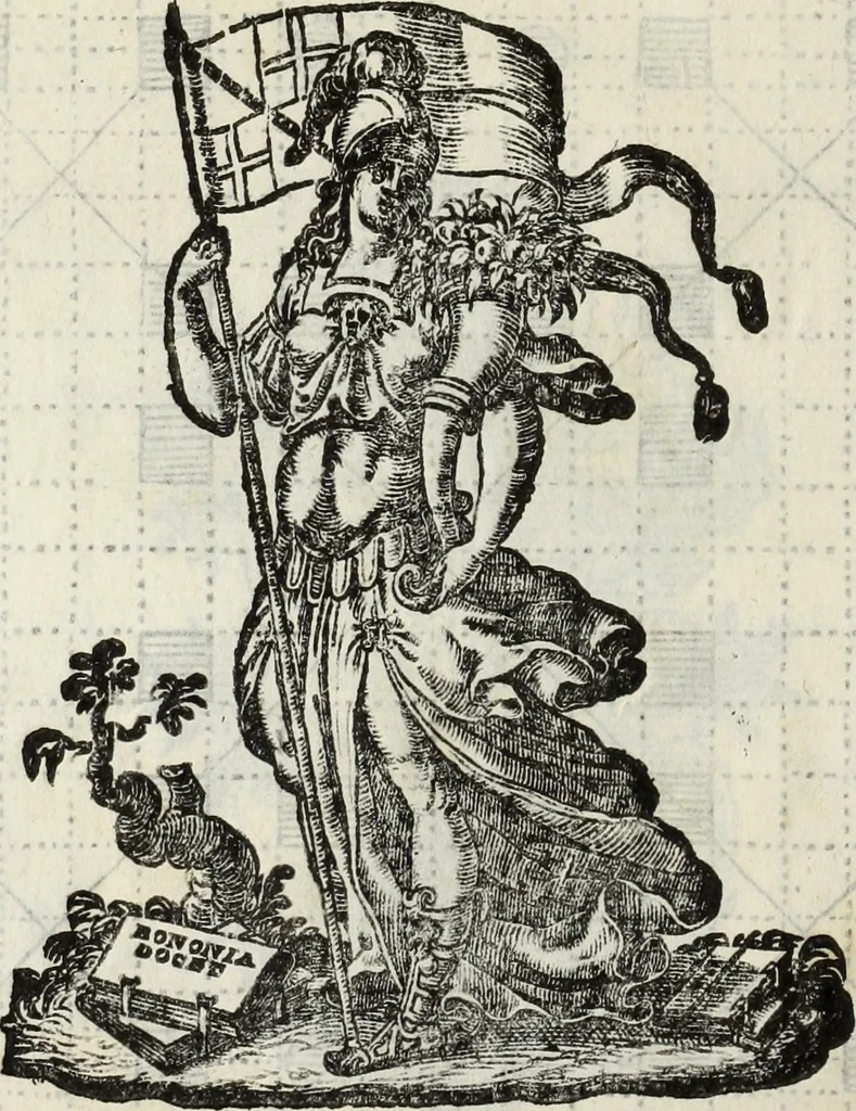 An illustration from Paradossi per pratticare la prospettiua senza saperla, fiori, per facilitare l'intelligenza, frutti, per non operare alla cieca : cognitioni necessarie à pittori, scultori, architetti, ed à qualunque si diletta di disegno, 1683, leaf 81