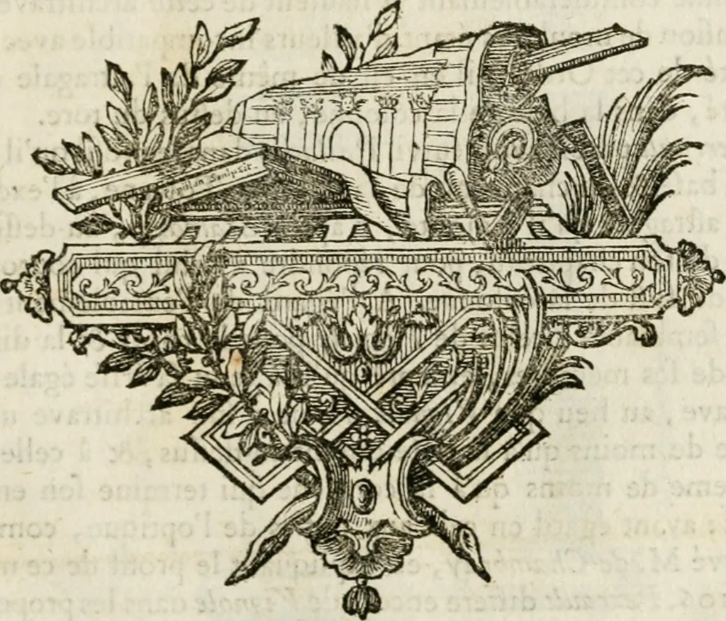 An illustration from Parallele de l'architecture antique avec la moderne : suivant les dix principaux auteurs qui ont écrit sur les cinq ordres, 1766, leaf 204