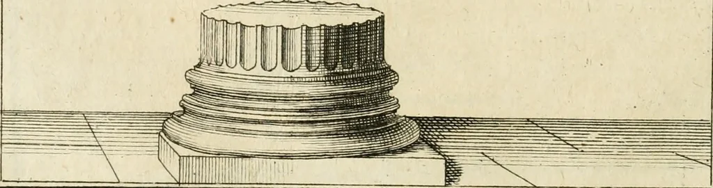 An illustration from Parallele de l'architecture antique avec la moderne : suivant les dix principaux auteurs qui ont écrit sur les cinq ordres, 1766, leaf 219