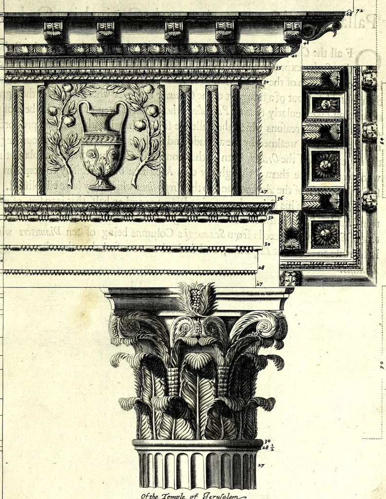 An illustration from A parallel of the antient architecture with the modern : in a collection of ten principal authors who have written upon the five orders ..., 1664, leaf 101
