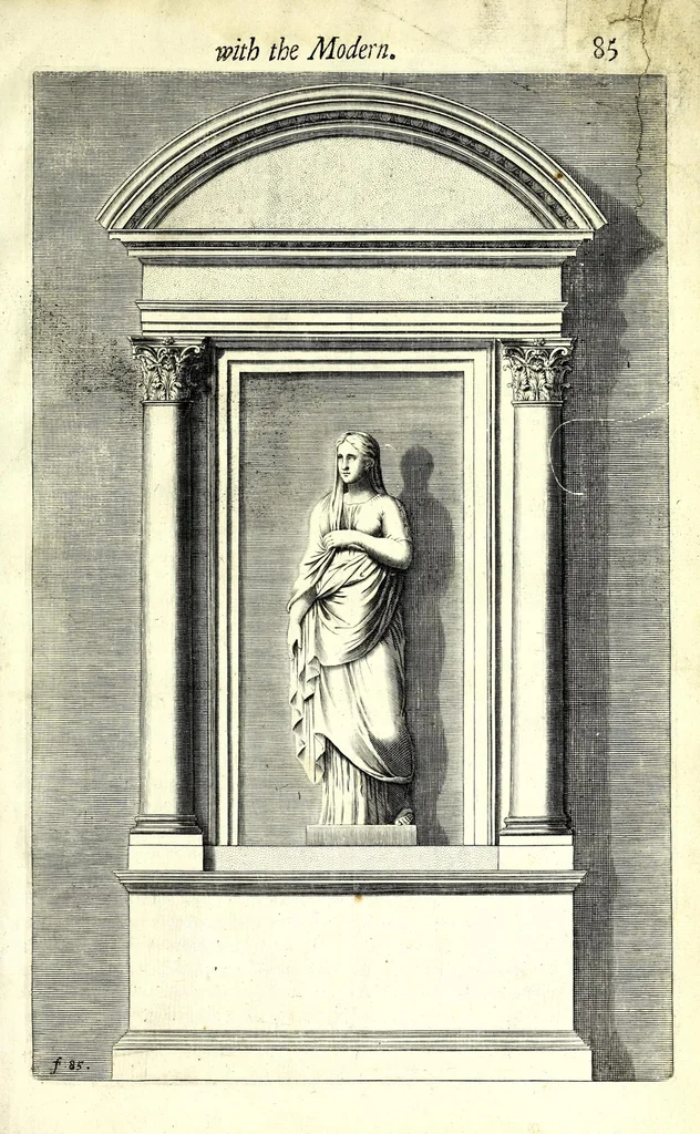 An illustration from A parallel of the antient architecture with the modern : in a collection of ten principal authors who have written upon the five orders ..., 1664, leaf 113