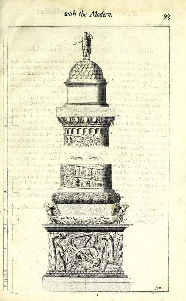 An illustration from A parallel of the antient architecture with the modern : in a collection of ten principal authors who have written upon the five orders ..., 1664, leaf 121