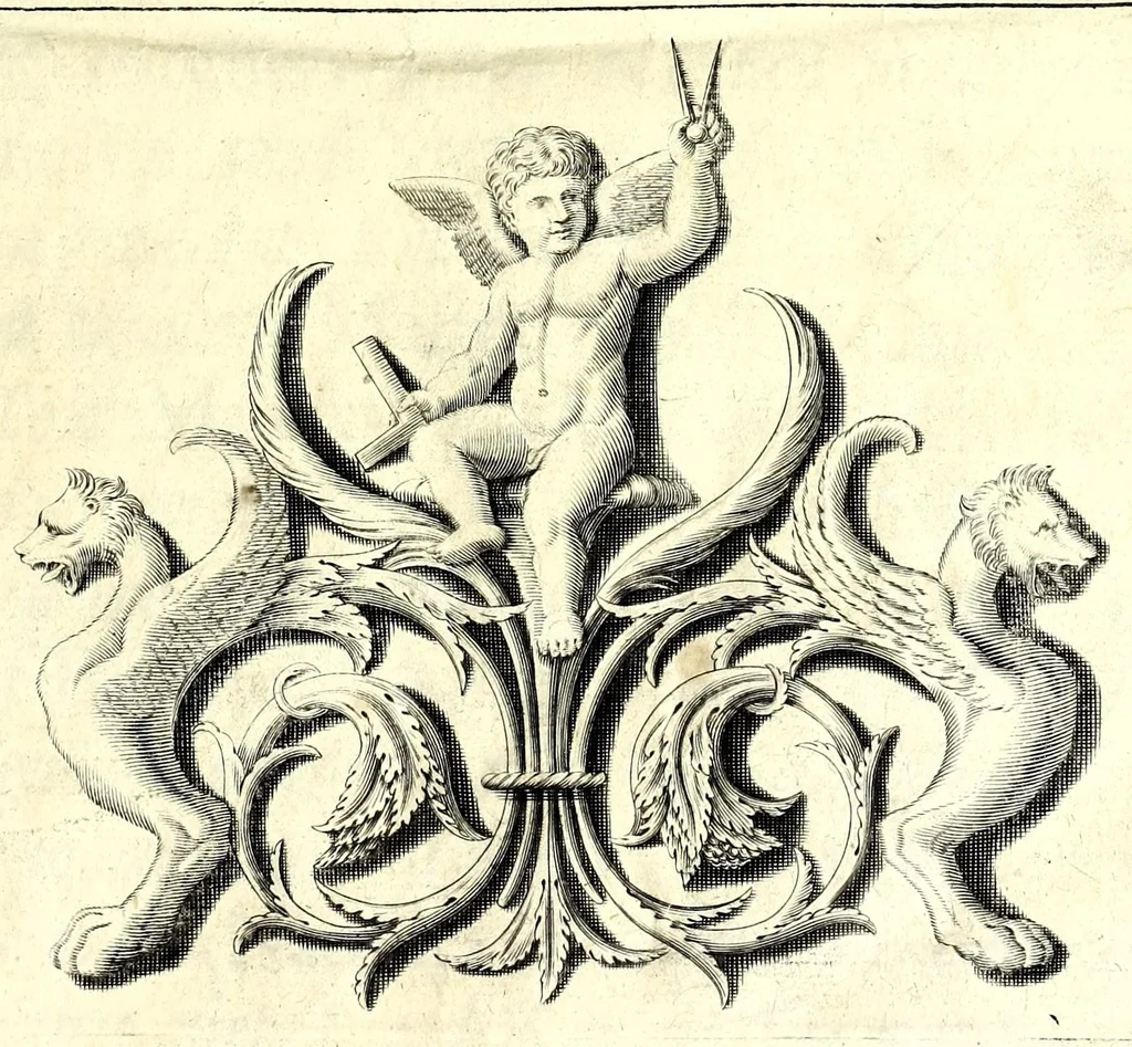 An illustration from A parallel of the antient architecture with the modern : in a collection of ten principal authors who have written upon the five orders ..., 1664, leaf 9