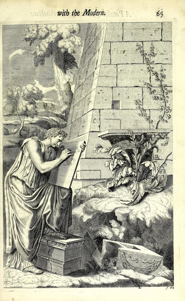 An illustration from A parallel of the antient architecture with the modern : in a collection of ten principal authors who have written upon the five orders ..., 1664, leaf 93
