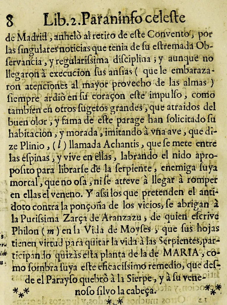 An illustration from Paranynfo celeste : historia de la mystica zarza, milagrosa imagen, y prodigioso santuario de Aranzazu, de religiosos observantes de nuetro [sic] serafico padre San Francisco en la provincia de Guipuzcoa, de la region de Cantabria,, 1690, leaf 162