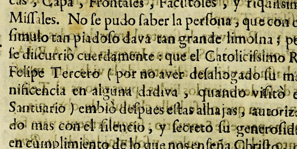 An illustration from Paranynfo celeste : historia de la mystica zarza, milagrosa imagen, y prodigioso santuario de Aranzazu, de religiosos observantes de nuetro [sic] serafico padre San Francisco en la provincia de Guipuzcoa, de la region de Cantabria,, 1690, leaf 234