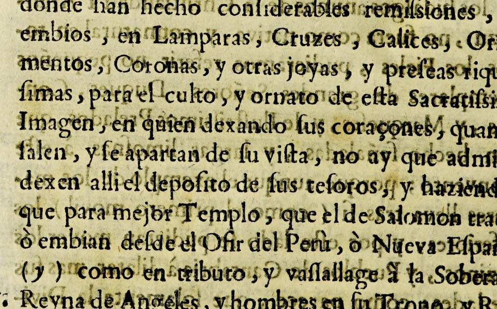 An illustration from Paranynfo celeste : historia de la mystica zarza, milagrosa imagen, y prodigioso santuario de Aranzazu, de religiosos observantes de nuetro [sic] serafico padre San Francisco en la provincia de Guipuzcoa, de la region de Cantabria,, 1690, leaf 234